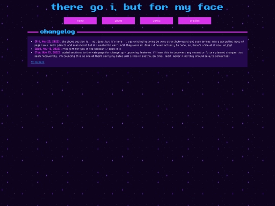 changelog screenshot