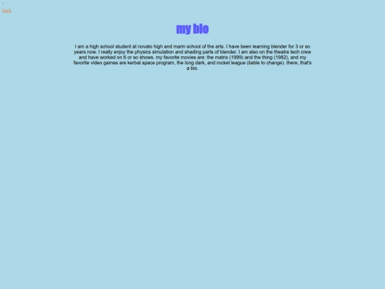 bio screenshot