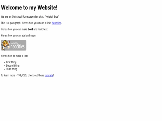 index screenshot