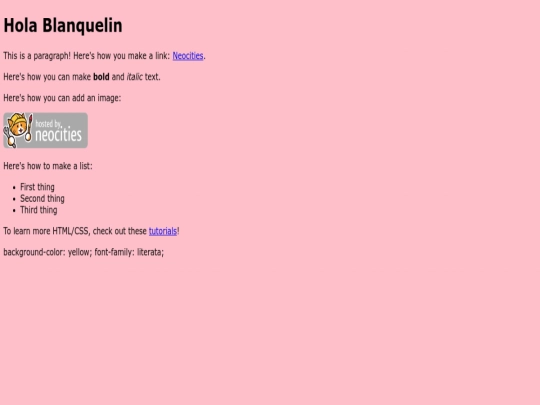 index screenshot