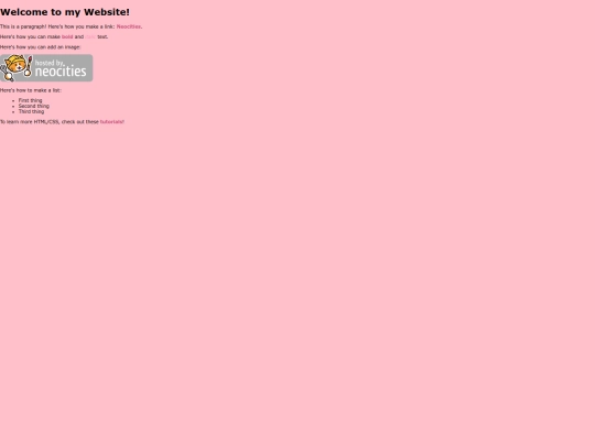 links/blog screenshot