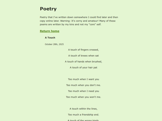 poetry screenshot
