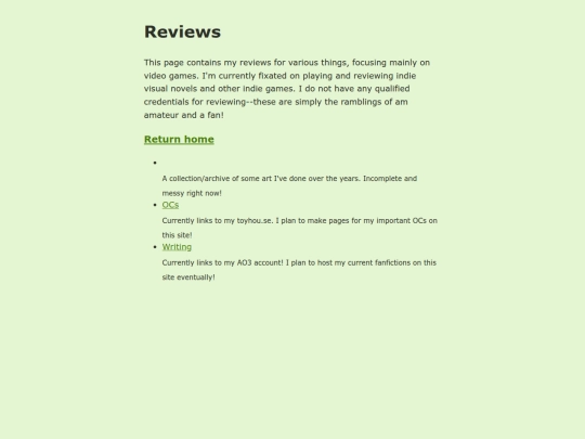reviews screenshot
