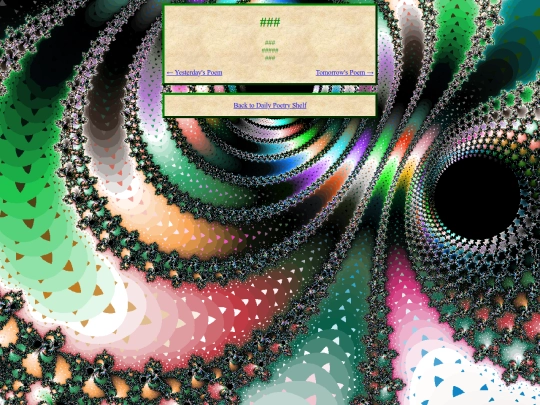 100dayspoetry/Day11 screenshot