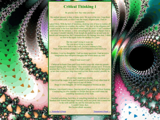 100dayspoetry/Day5 screenshot