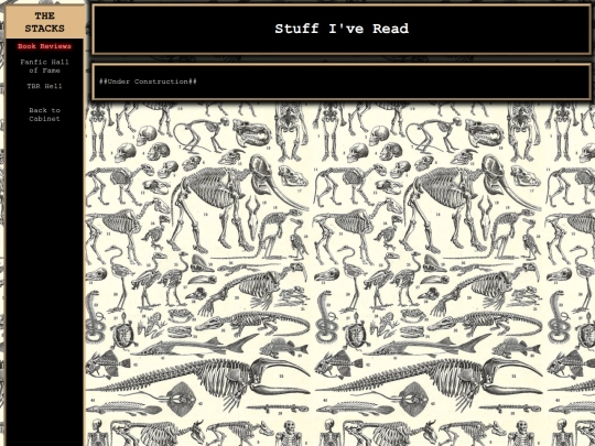 cabinet/tomes/book-reviews screenshot