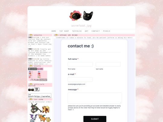 contact screenshot
