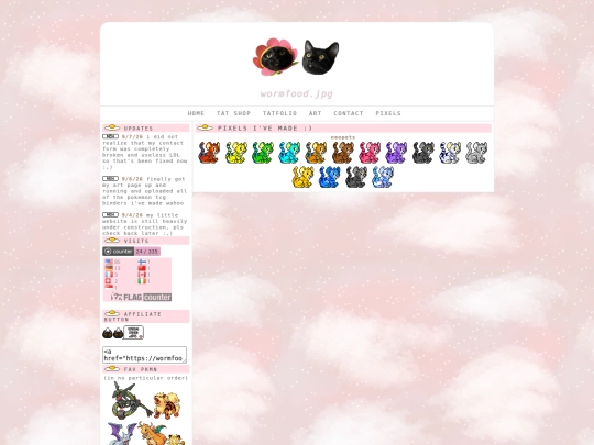 pixels screenshot