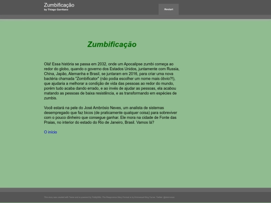 Zumbificação Temporada 1 Episódio 1 screenshot