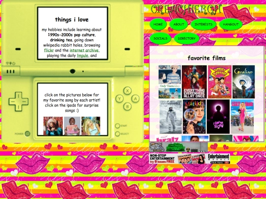 interests screenshot