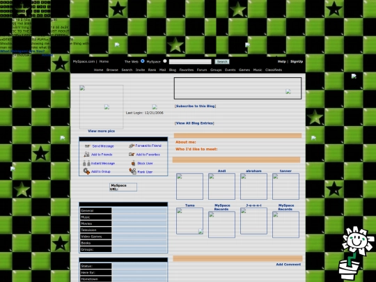 myspace/ma110ry screenshot