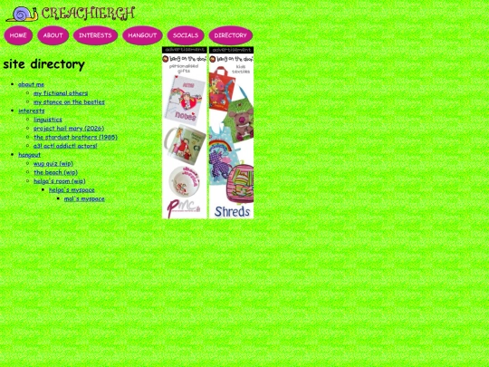 sitemap screenshot