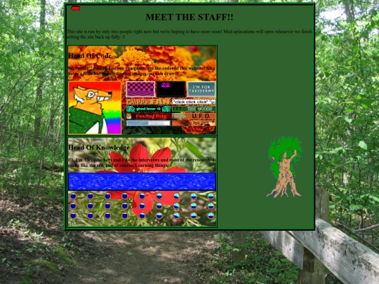 Staff screenshot