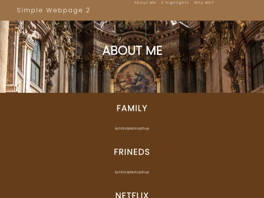 Simple Web page 2/webpage screenshot