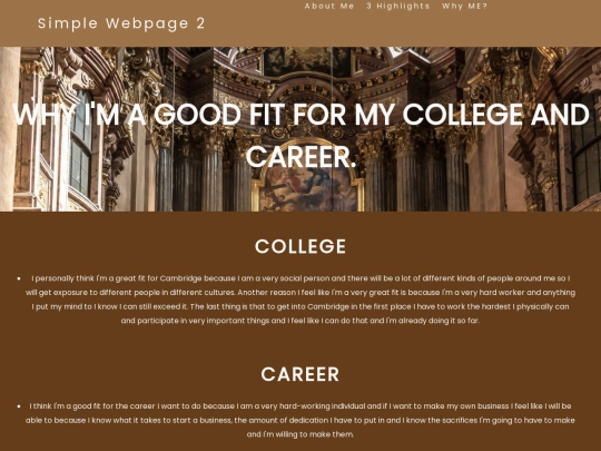 Simple Web page 2/whyme screenshot