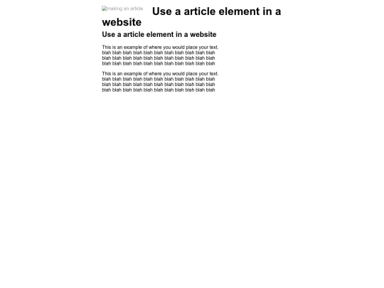 article screenshot