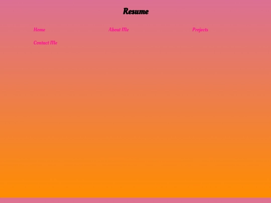 resume screenshot