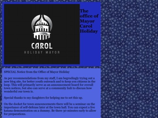 MAYOR/carol screenshot