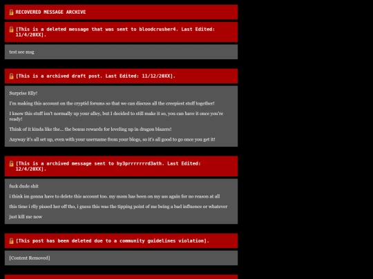 RECOVERY/messages screenshot