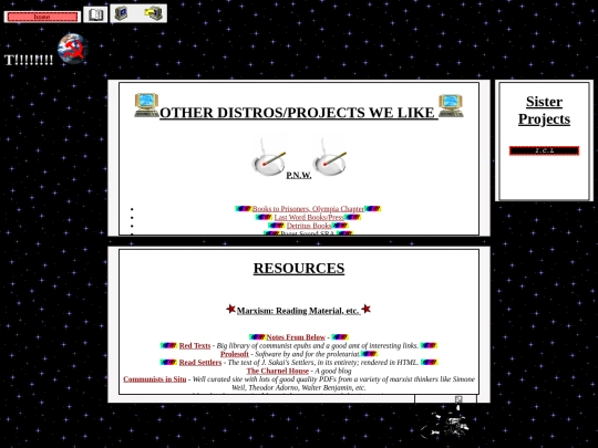 links screenshot