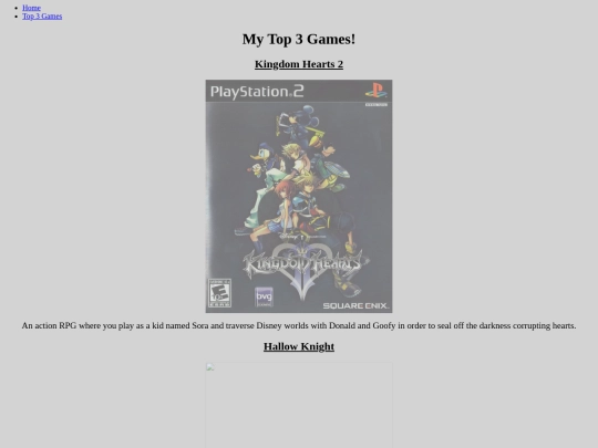 games screenshot