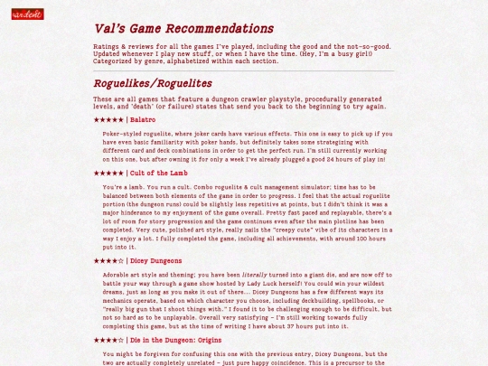games screenshot