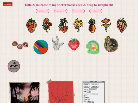 stickers screenshot