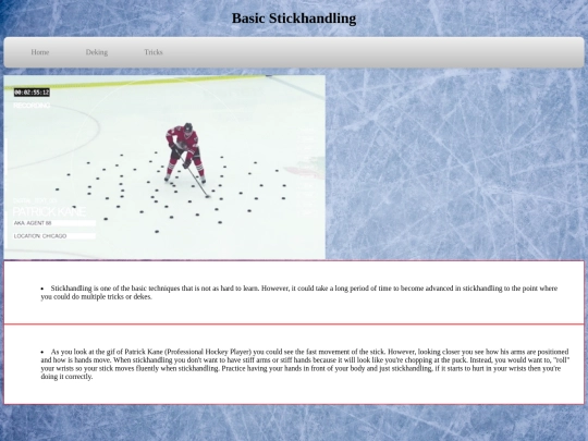 BasicStickhandling screenshot