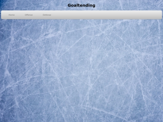 Goaltending screenshot