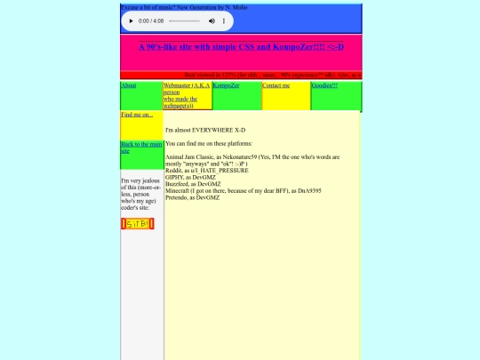 90sSiteProject/FindMe screenshot