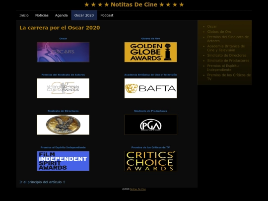 oscaracademy screenshot
