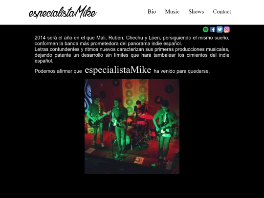 html/bio screenshot