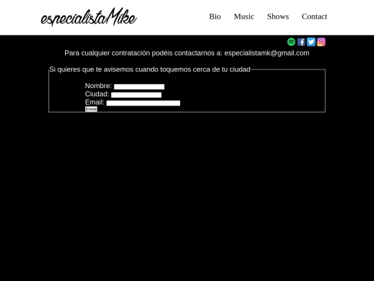 html/contact screenshot