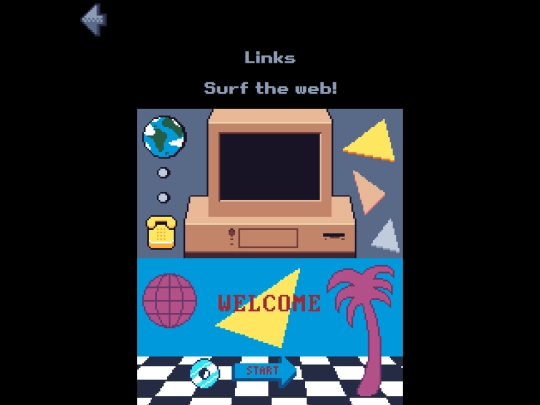 links screenshot