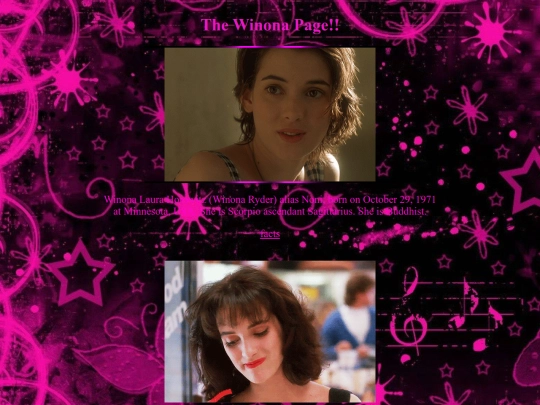 the winona page screenshot
