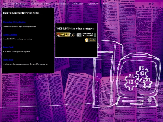 Links screenshot