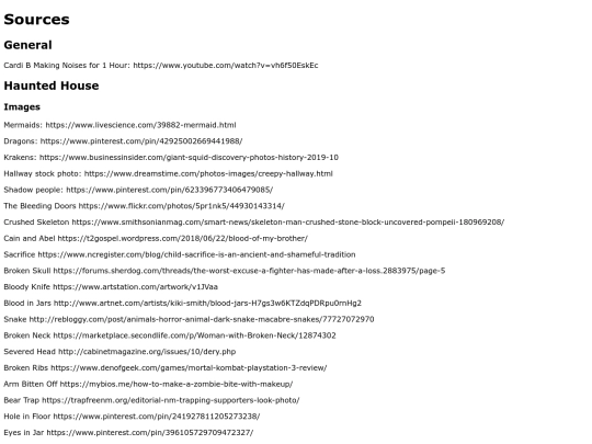 sources screenshot
