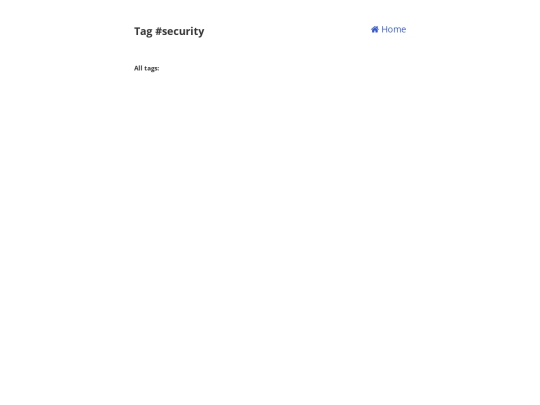 tag/security screenshot