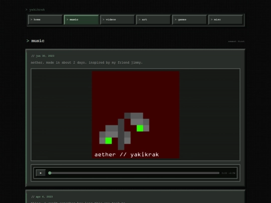 music screenshot