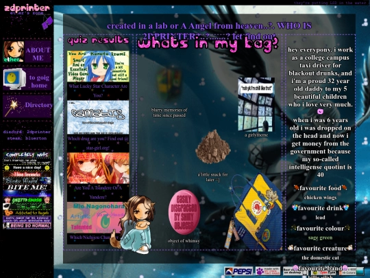 aboutme screenshot