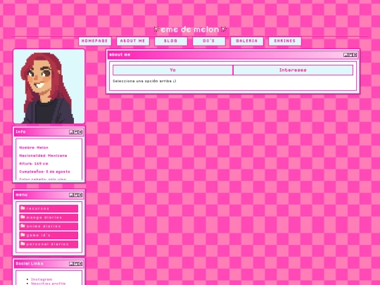 aboutme screenshot