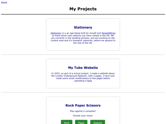 projects screenshot