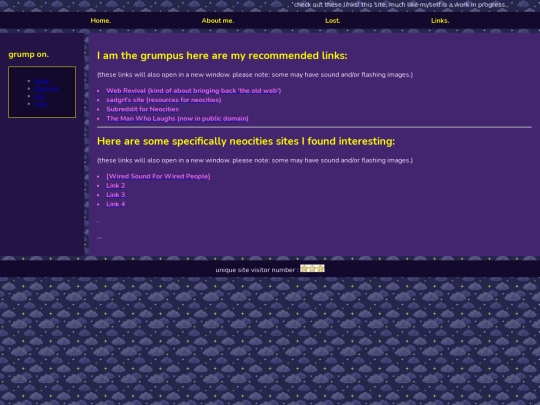 links screenshot