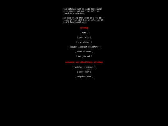 sitemap screenshot