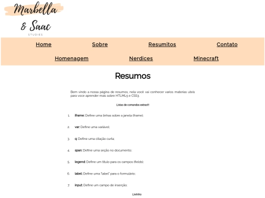 resumos screenshot