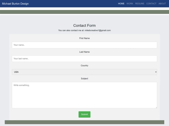 contact screenshot