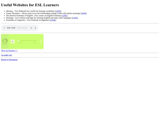 ESLwebsites screenshot