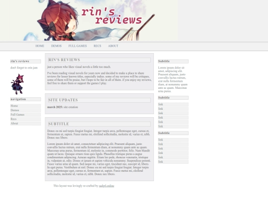 index screenshot