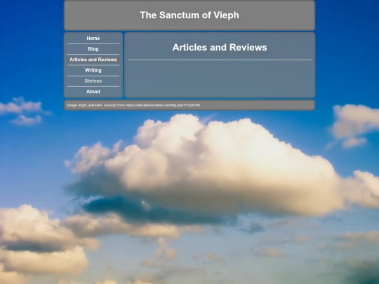 Articles screenshot