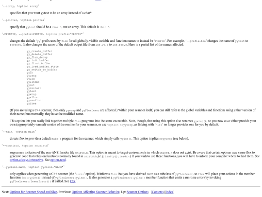 flex/option_002dnounistd screenshot